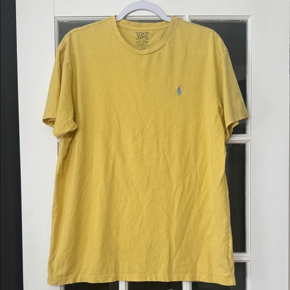 Polo by Ralph Lauren Men's Short Sleeve Yellow Tee
